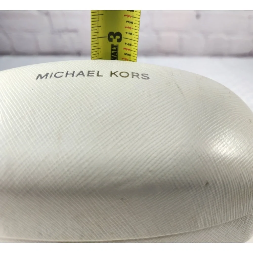 Michael Kors Eyeglass Sunglass Case Clam Shell Oversized